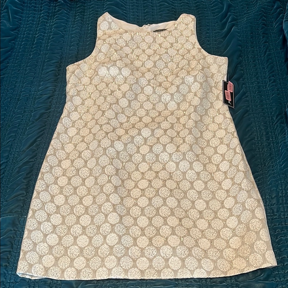 Elegant Pink and Cream Sheath Mini Dress for Cocktail Events